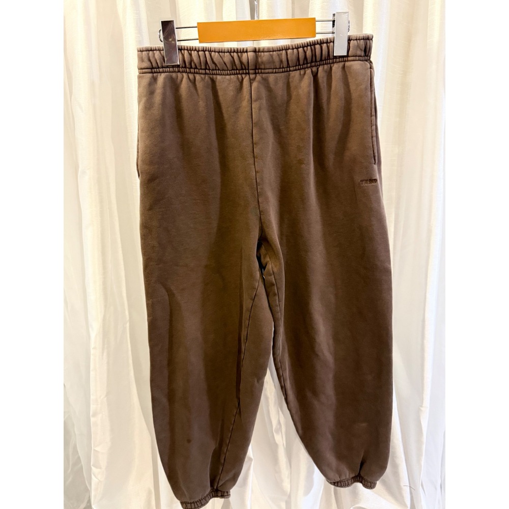 TNA Sweatpants Womens Medium Brown Cozy Fleece Mega Fit Joggers